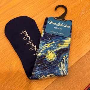Good Luck Sock - Men's Starry Night Blue Socks